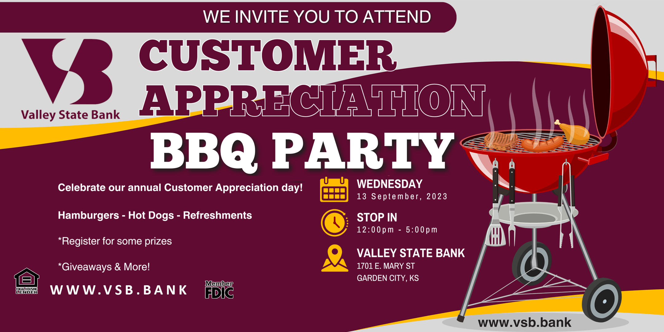 BBQ Party flyer